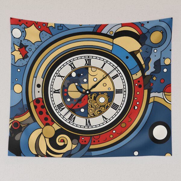 Item preview, Cosmic Clock Railley designed and sold by SilverlynDraws.