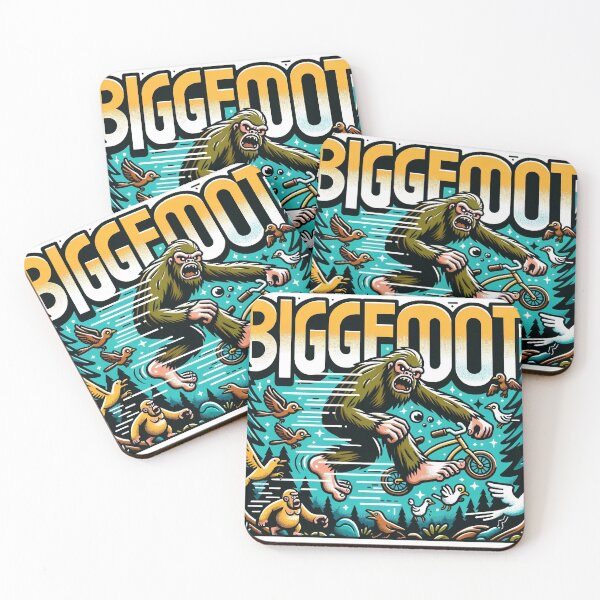 Item preview, Bigfoot's Gigantic Footprint - Sasquatch Wilderness Art designed and sold by The-Library.