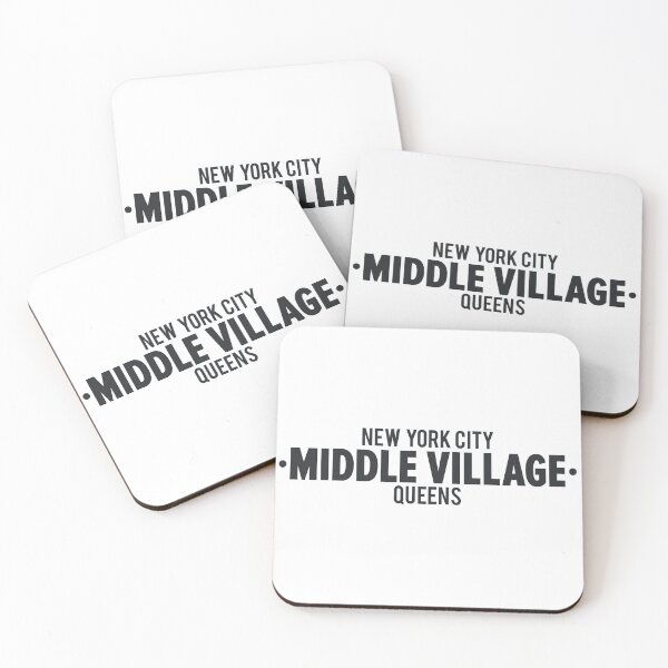 Item preview, Middle Village Queens Logo - A Minimalist Tribute to Suburban Serenity designed and sold by Boogosh.