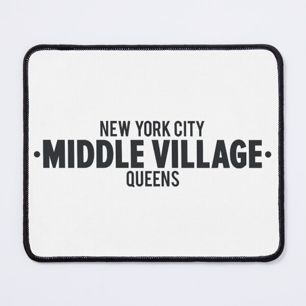 Item preview, Middle Village Queens Logo - A Minimalist Tribute to Suburban Serenity designed and sold by Boogosh.