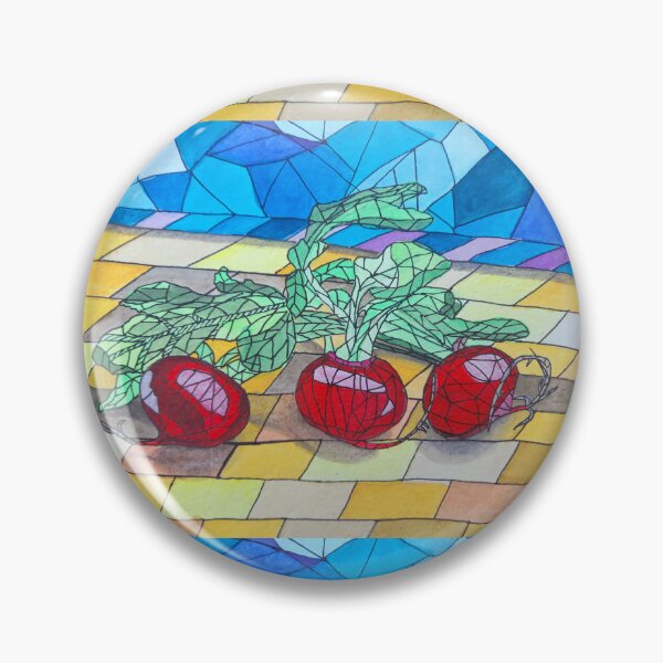Item preview, Stained glass Radishes  designed and sold by Kiruthikaarts.