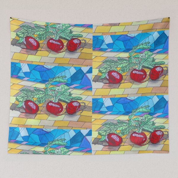 Item preview, Stained glass Radishes  designed and sold by Kiruthikaarts.