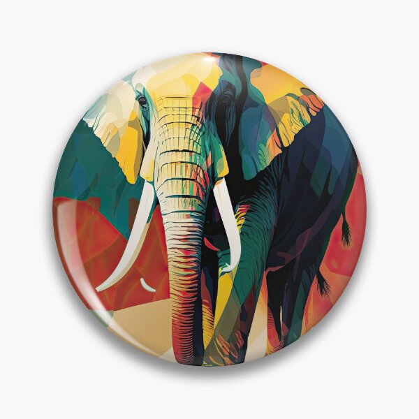 Item preview, Explore Simplistic & Minimalistic African Elephant Art designed and sold by ArtificialGenes.