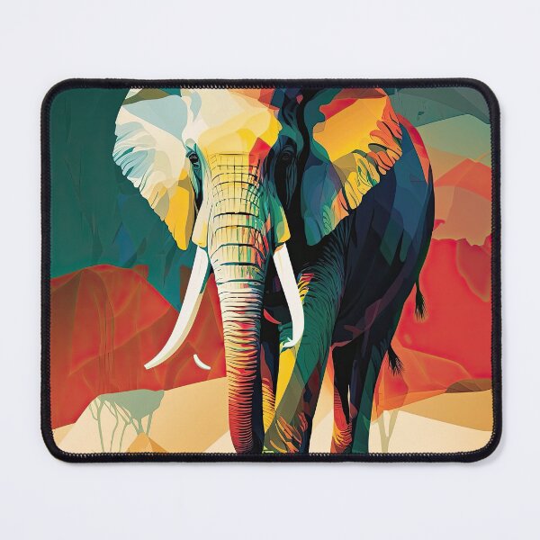 Item preview, Explore Simplistic & Minimalistic African Elephant Art designed and sold by ArtificialGenes.
