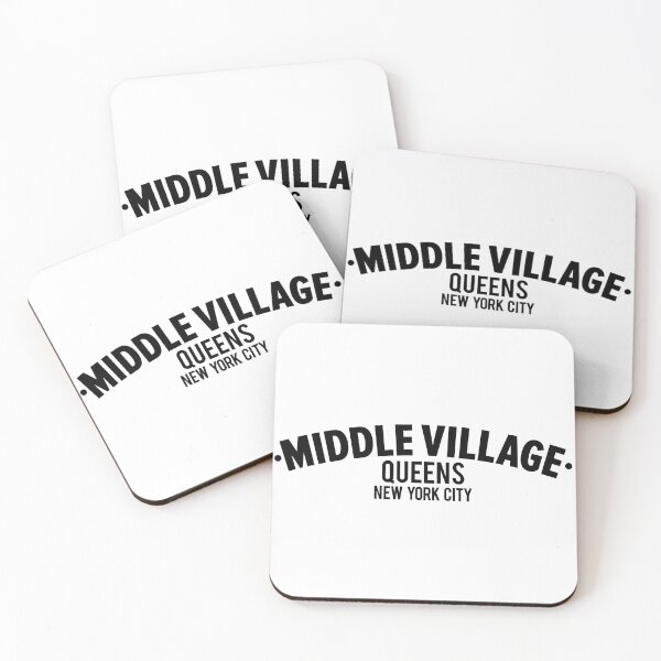 Item preview, Middle Village Queens Logo - A Minimalist Tribute to Suburban Serenity designed and sold by Boogosh.