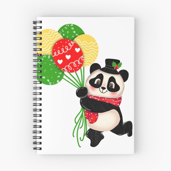 Item preview, Panda at Christmas. designed and sold by lamyki.