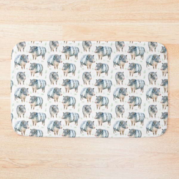 Item preview, Whimsical Wonders: A Cute White-lipped Peccary Gathering designed and sold by qoodesignstudio.