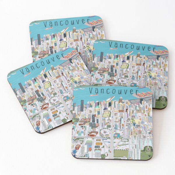 Item preview, Vancouver, Canada Illustrated By Artist Carla Daly designed and sold by Carla Daly.