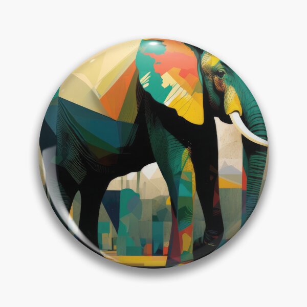 Item preview, Explore Simplistic & Minimalistic African Elephant Art designed and sold by ArtificialGenes.