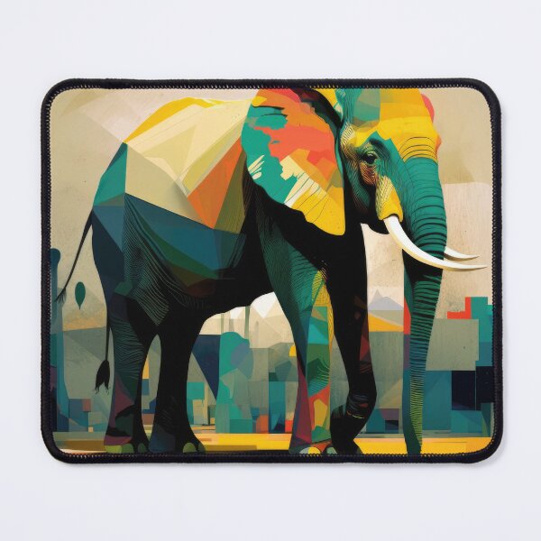 Item preview, Explore Simplistic & Minimalistic African Elephant Art designed and sold by ArtificialGenes.