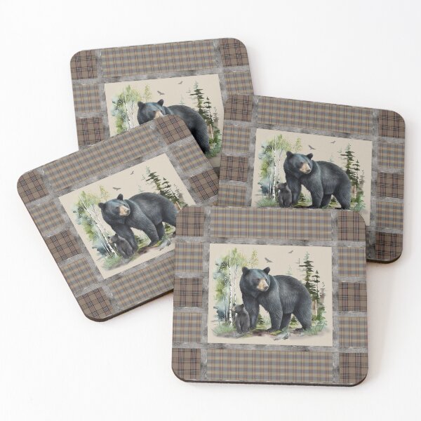 Item preview, Plaid Bear Quilt B designed and sold by Jean Plout.