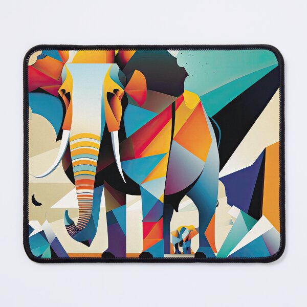 Item preview, Explore Simplistic & Minimalistic African Elephant Art designed and sold by ArtificialGenes.