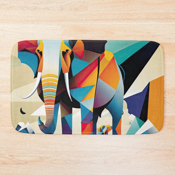 Item preview, Explore Simplistic & Minimalistic African Elephant Art designed and sold by ArtificialGenes.