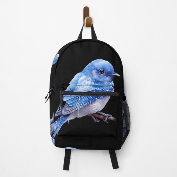 Item preview, Watercolor blue bird designed and sold by AI-Only Creations.