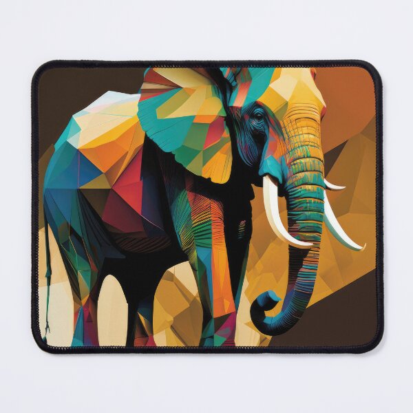 Item preview, Explore Simplistic & Minimalistic African Elephant Art designed and sold by ArtificialGenes.