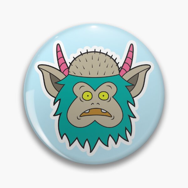 Item preview, MUNSTA - Surprised Olive Monster designed and sold by OWLSTANDING.