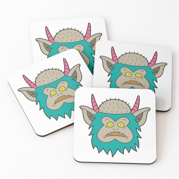 Item preview, MUNSTA - Surprised Olive Monster designed and sold by OWLSTANDING.