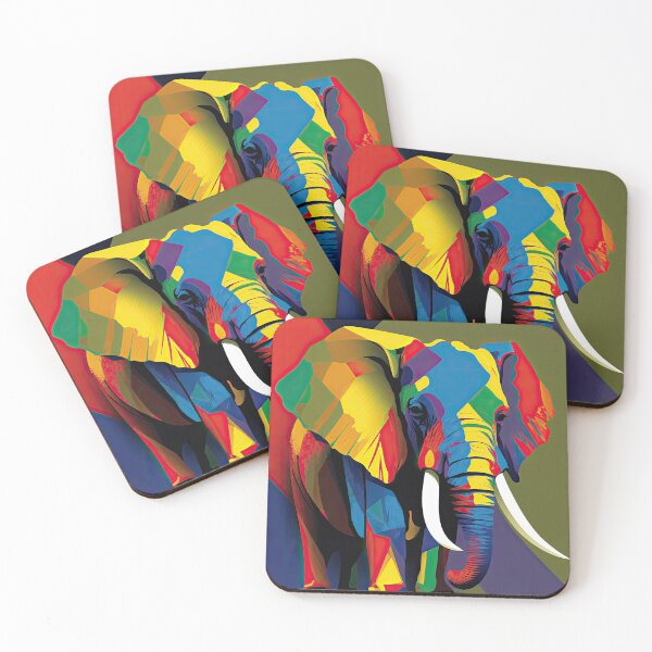 Item preview, Explore Simplistic & Minimalistic African Elephant Art designed and sold by ArtificialGenes.