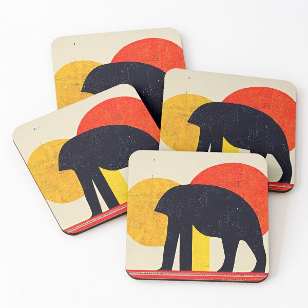 Item preview, Explore Simplistic & Minimalistic African Elephant Art designed and sold by ArtificialGenes.