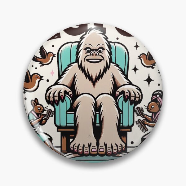 Item preview, Bigfoot's Enormous Footprint - Sasquatch Wilderness Art designed and sold by The-Library.