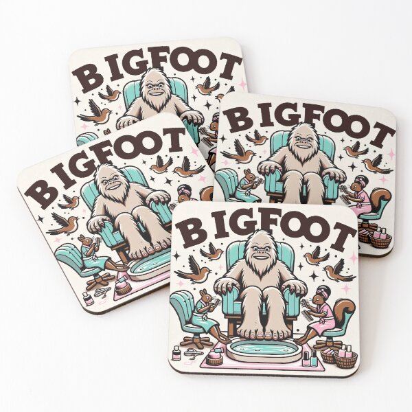 Item preview, Bigfoot's Enormous Footprint - Sasquatch Wilderness Art designed and sold by The-Library.