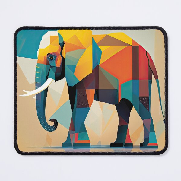 Item preview, Explore Simplistic & Minimalistic African Elephant Art designed and sold by ArtificialGenes.