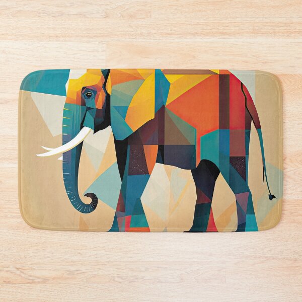 Item preview, Explore Simplistic & Minimalistic African Elephant Art designed and sold by ArtificialGenes.
