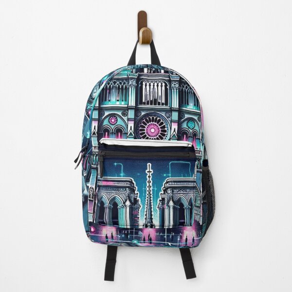 Item preview, Cyberpunk Reverie: The Neo-Notre Dame of Paris designed and sold by JohannesLux.