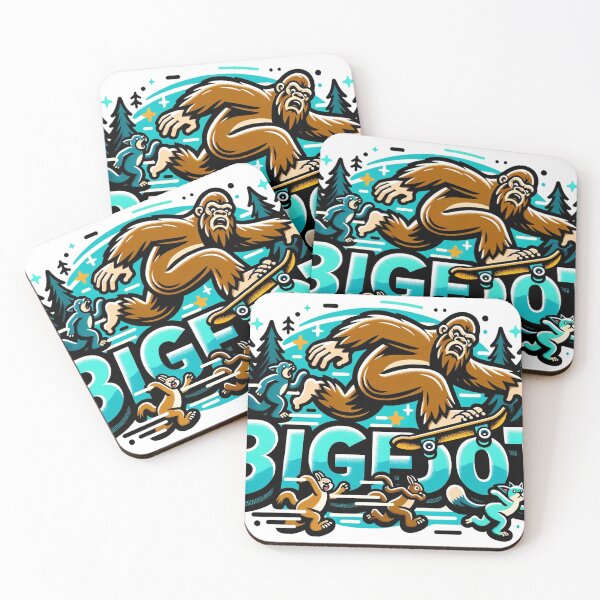 Item preview, Bigfoot's Enormous Footprint - Sasquatch Wilderness Art designed and sold by The-Library.