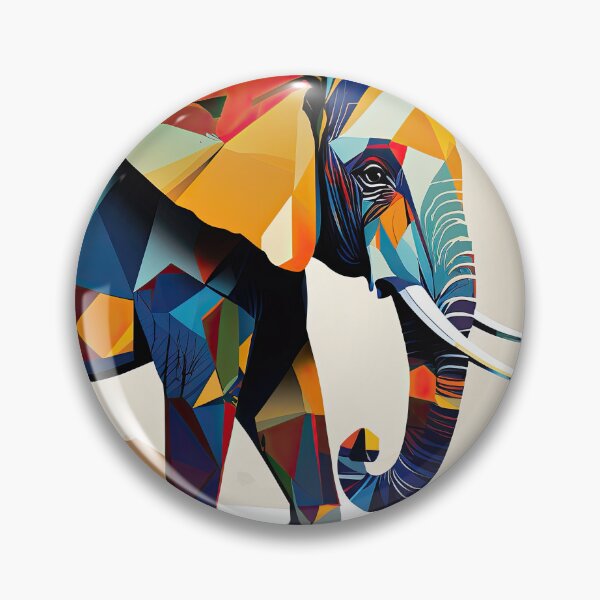 Item preview, Explore Simplistic & Minimalistic African Elephant Art designed and sold by ArtificialGenes.