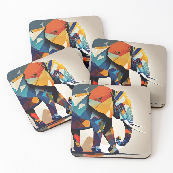 Item preview, Explore Simplistic & Minimalistic African Elephant Art designed and sold by ArtificialGenes.