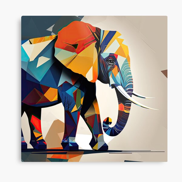 Item preview, Explore Simplistic & Minimalistic African Elephant Art designed and sold by ArtificialGenes.