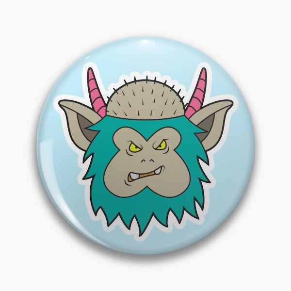 Item preview, MUNSTA - Angry Olive Monster designed and sold by OWLSTANDING.