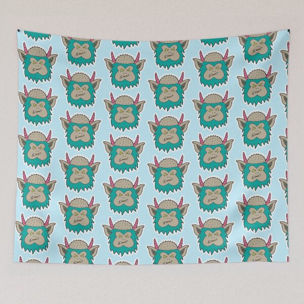 Item preview, MUNSTA - Angry Olive Monster designed and sold by OWLSTANDING.