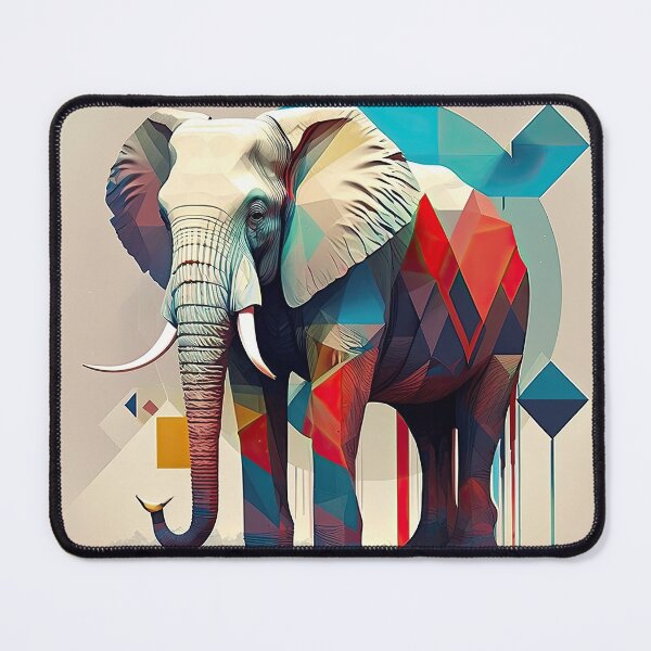 Item preview, Explore Simplistic & Minimalistic African Elephant Art designed and sold by ArtificialGenes.