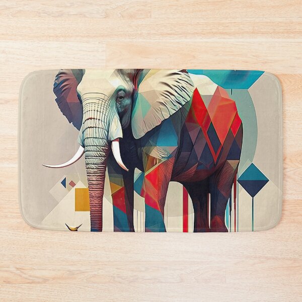 Item preview, Explore Simplistic & Minimalistic African Elephant Art designed and sold by ArtificialGenes.