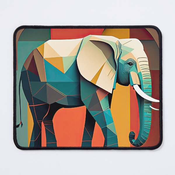 Item preview, Explore Simplistic & Minimalistic African Elephant Art designed and sold by ArtificialGenes.