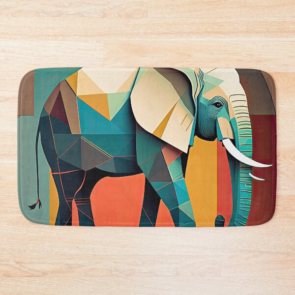 Item preview, Explore Simplistic & Minimalistic African Elephant Art designed and sold by ArtificialGenes.