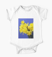 Yellow Daffodils One Piece - Short Sleeve