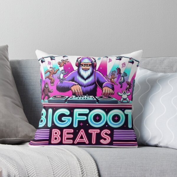 Item preview, Bigfoot's Gigantic Footprint - Sasquatch Wilderness Art designed and sold by The-Library.