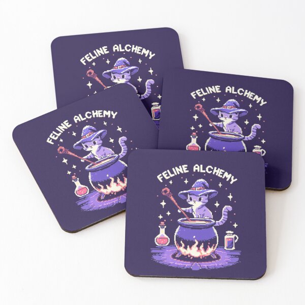 Item preview, Purple Cat Alchemy designed and sold by FoxOfPixels.