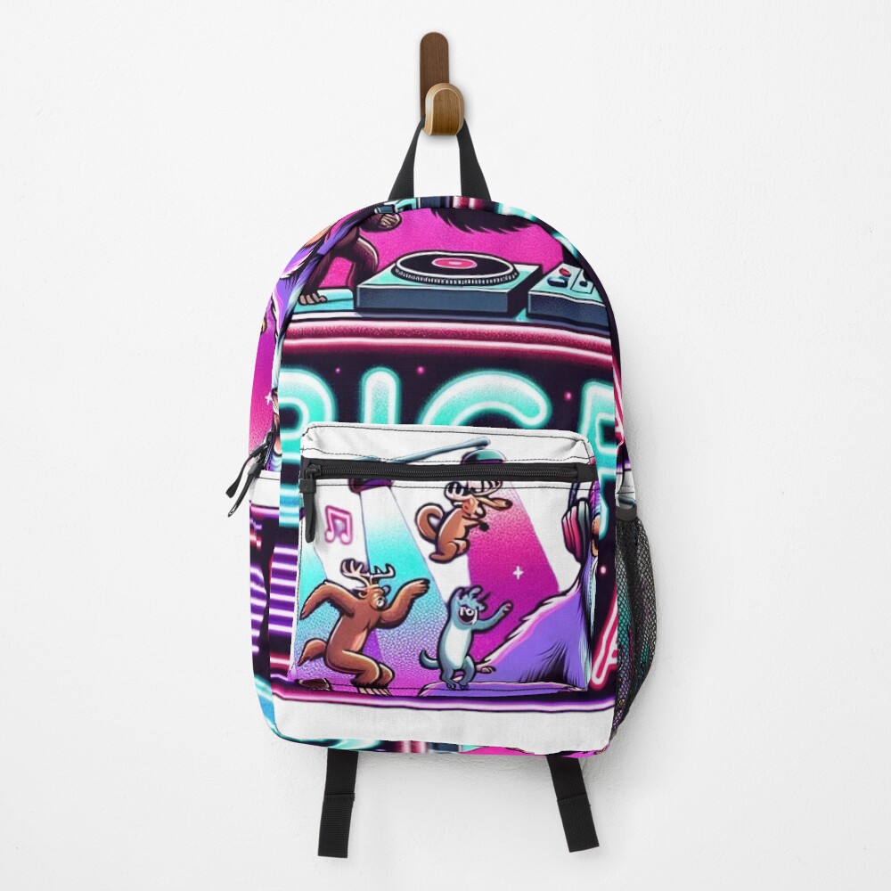 Vista previa del artículo con la obra «Mochila», diseñado y vendido por The-Library.