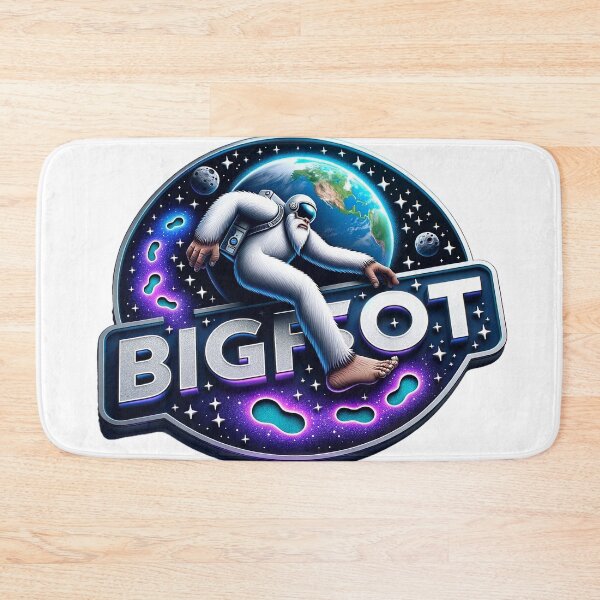 Item preview, Bigfoot's Enormous Footprint - Sasquatch Wilderness Art designed and sold by The-Library.