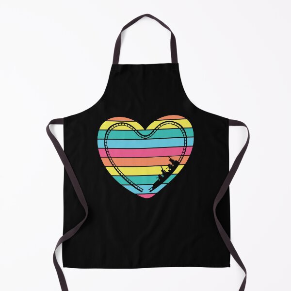 Item preview, Roller Coaster Heart Rainbow Amusement designed and sold by MooonTees.