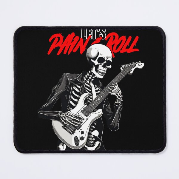 Item preview, Pain and Roll Skeleton, Rock & Roll designed and sold by Street-art21.