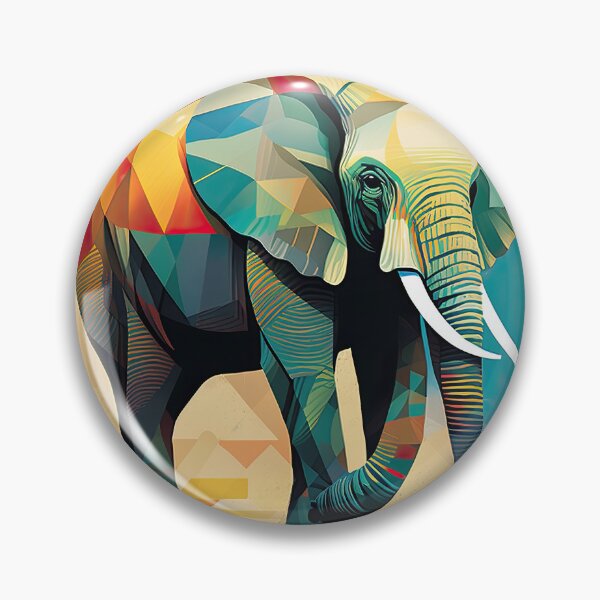 Item preview, Explore Simplistic & Minimalistic African Elephant Art designed and sold by ArtificialGenes.