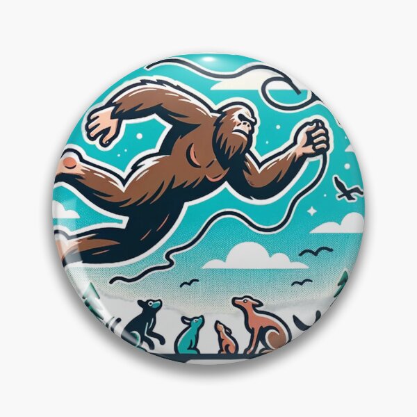 Item preview, Bigfoot's Massive Footprint - Sasquatch Wilderness Art designed and sold by The-Library.