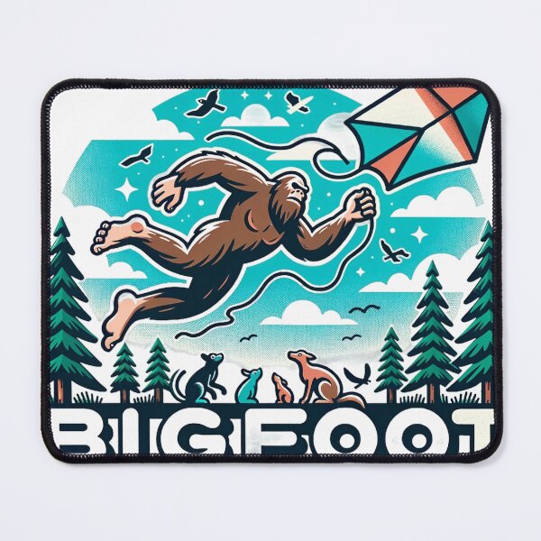 Item preview, Bigfoot's Massive Footprint - Sasquatch Wilderness Art designed and sold by The-Library.