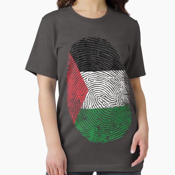 Item preview, Palestine flag on finger print designed and sold by el-meehdi.