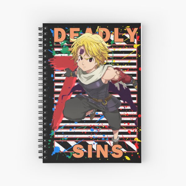 Caderno Personalizado Anime Nanatsu No Taizai / Meliodas